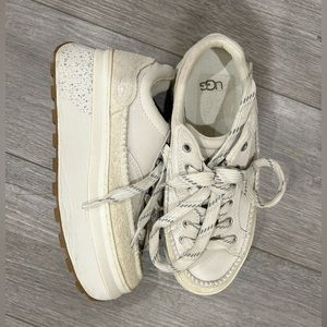 UGG suede platform sneaker